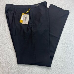 Ted Baker Jarrett Trim Fit Wool Black Pants Size 38R NWT